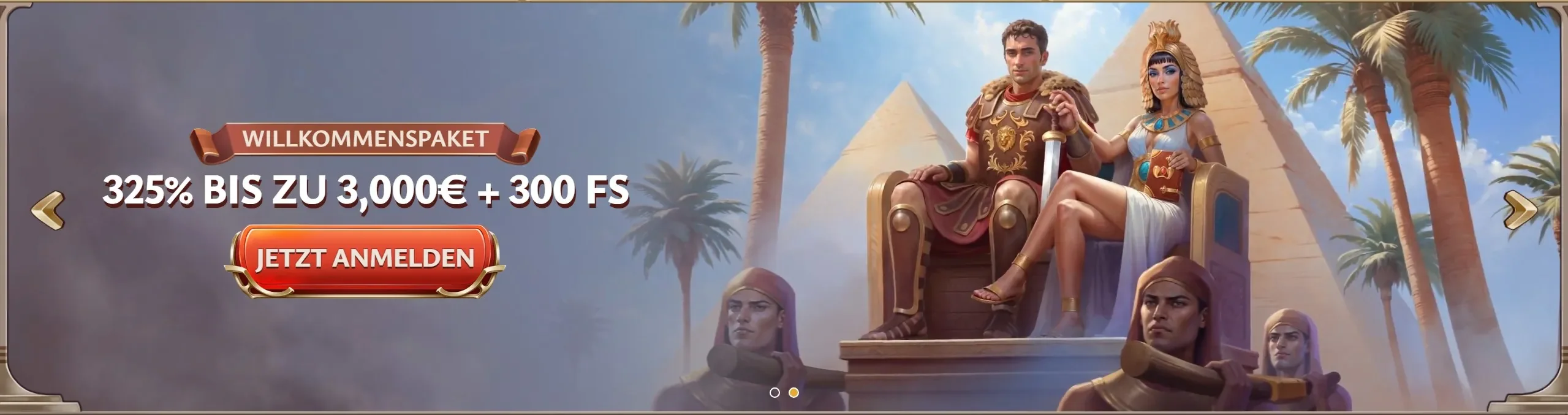 Vicibet casino banner PC