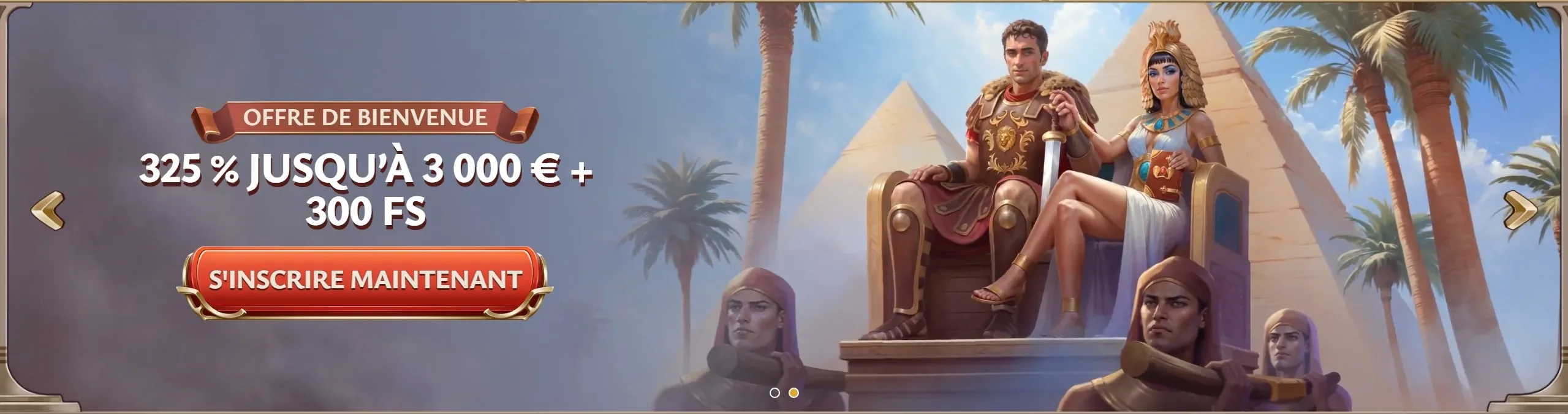 Vicibet casino banner PC