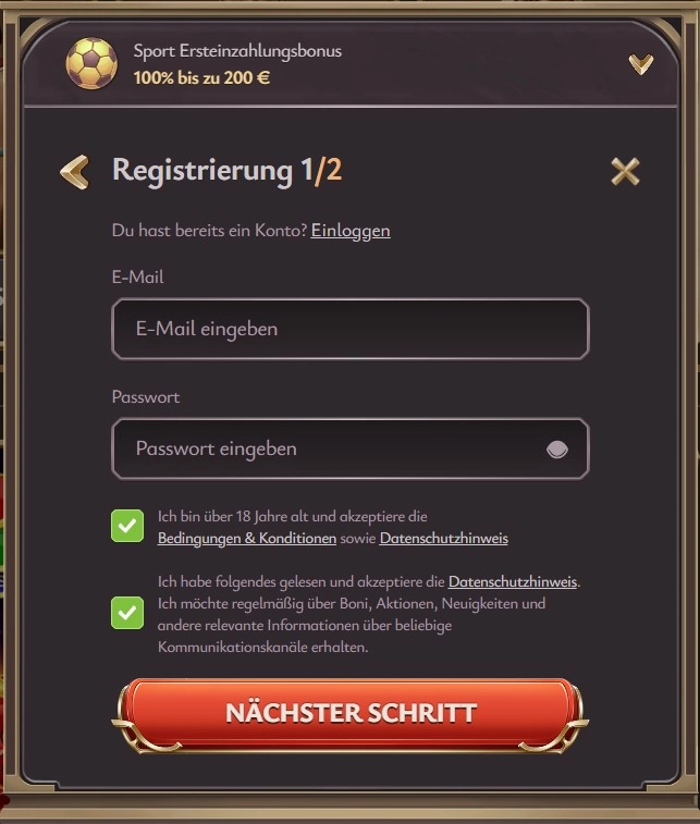 Vicibet casino registrieren
